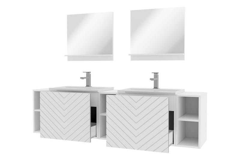 Bubup Møbelsett til Bad - Hus & oppussing - Kjøkken & bad - Baderom - Baderomsmøbler & baderomsinnredning - Komplette møbelpakker