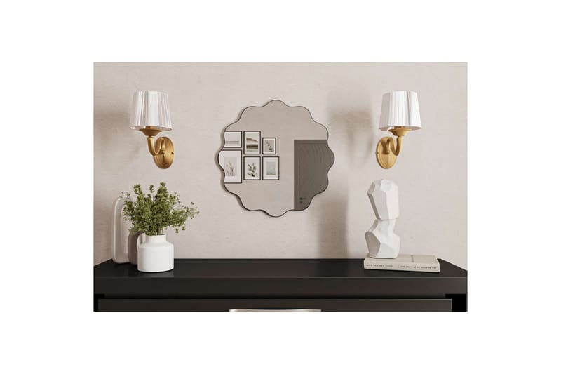 Buhem Baderomsspeil 60 cm Rund - Sort - Hus & oppussing - Kjøkken & bad - Baderom - Baderomsmøbler & baderomsinnredning - Baderomsspeil