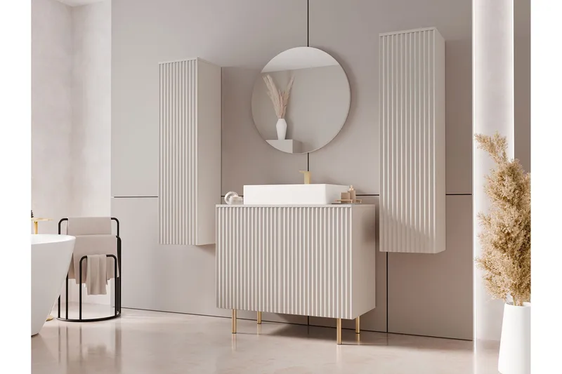 Casa Komplett Møbelpakke - Beige - Hus & oppussing - Kjøkken & bad - Baderom - Baderomsmøbler & baderomsinnredning - Komplette møbelpakker