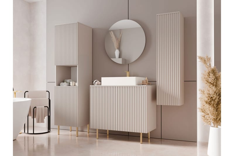 Casa Komplett Møbelpakke - Beige - Hus & oppussing - Kjøkken & bad - Baderom - Baderomsmøbler & baderomsinnredning - Komplette møbelpakker