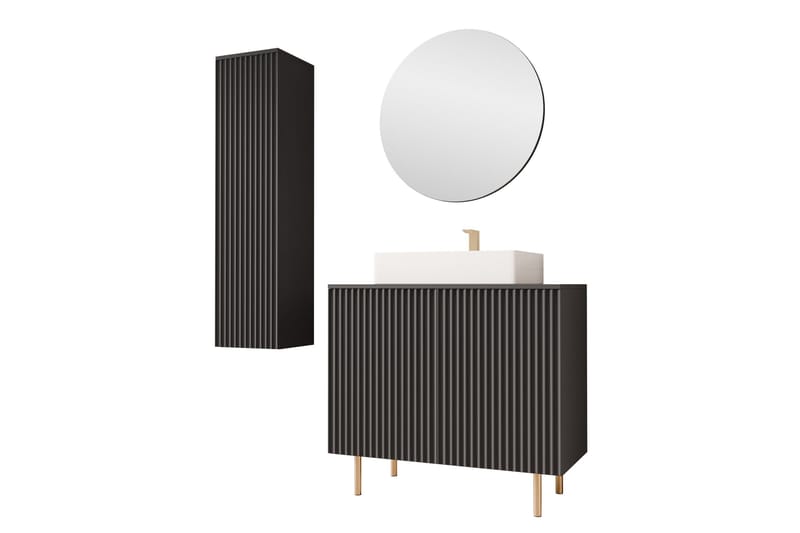 Casa Komplett Møbelpakke, Svart Og Hvitt