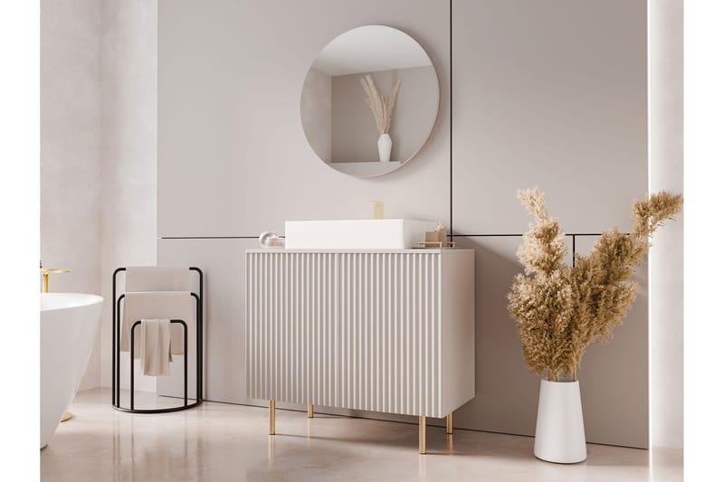 Casa Servantskap - Beige - Hus & oppussing - Kjøkken & bad - Baderom - Baderomsmøbler & baderomsinnredning - Servantskap & kommode