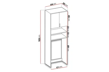 Casinia TV-benk 65x30x183 cm - Hus & oppussing - Kjøkken & bad - Baderom - Baderomsmøbler & baderomsinnredning - Baderomsskap