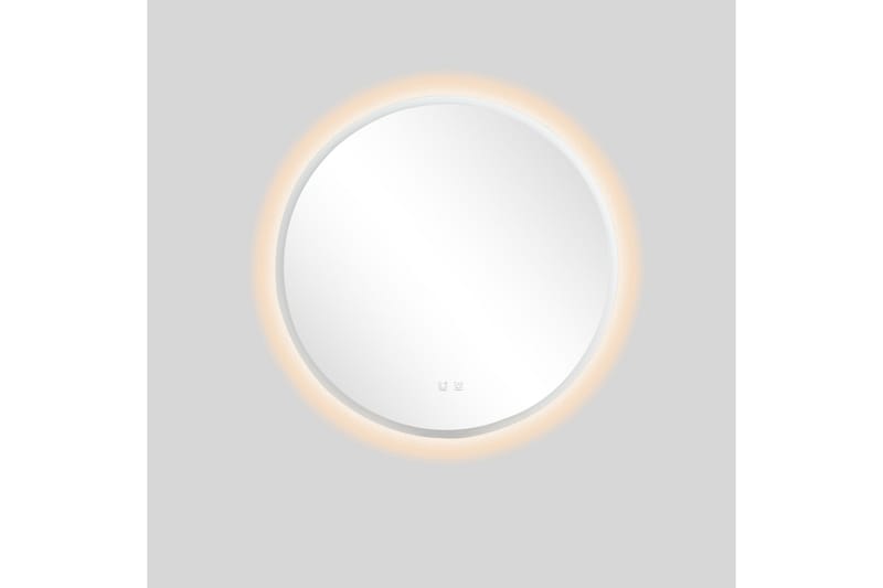 Clas Rundt Baderomsspeil med LED-belysning 100 cm - Anti-Fog og Touch-Kontroll - Hus & oppussing - Kjøkken & bad - Baderom - Baderomsmøbler & baderomsinnredning - Baderomsspeil