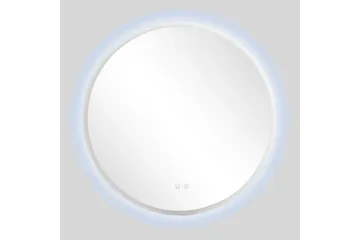 Clas Rundt Baderomsspeil med LED-belysning 120 cm - Anti-Fog og Touch-Kontroll - Hus & oppussing - Kjøkken & bad - Baderom - Baderomsmøbler & baderomsinnredning - Baderomsspeil