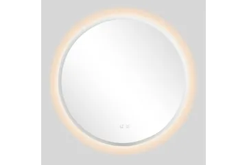 Clas Rundt Baderomsspeil med LED-belysning 120 cm - Anti-Fog og Touch-Kontroll - Hus & oppussing - Kjøkken & bad - Baderom - Baderomsmøbler & baderomsinnredning - Baderomsspeil