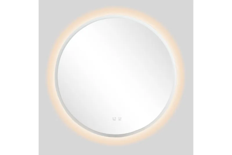 Clas Rundt Baderomsspeil med LED-belysning 120 cm - Anti-Fog og Touch-Kontroll - Hus & oppussing - Kjøkken & bad - Baderom - Baderomsmøbler & baderomsinnredning - Baderomsspeil