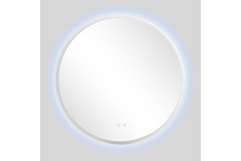 Clas Rundt Baderomsspeil med LED-belysning 120 cm - Transparent - Hus & oppussing - Kjøkken & bad - Baderom - Baderomsmøbler & baderomsinnredning - Baderomsspeil