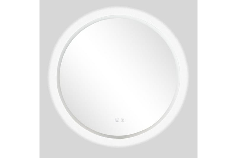 Clas Rundt Baderomsspeil med LED-belysning 120 cm - Transparent - Hus & oppussing - Kjøkken & bad - Baderom - Baderomsmøbler & baderomsinnredning - Baderomsspeil