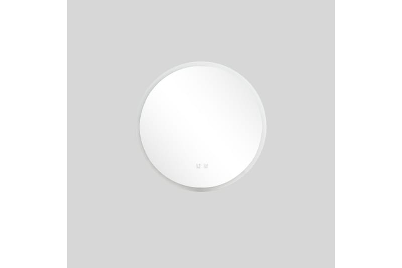 Clas Rundt Baderomsspeil med LED-belysning 60 cm - Anti-Fog og Touch-Kontroll - Hus & oppussing - Kjøkken & bad - Baderom - Baderomsmøbler & baderomsinnredning - Baderomsspeil