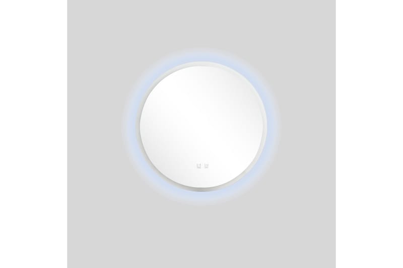 Clas Rundt Baderomsspeil med LED-belysning 60 cm - Anti-Fog og Touch-Kontroll - Hus & oppussing - Kjøkken & bad - Baderom - Baderomsmøbler & baderomsinnredning - Baderomsspeil