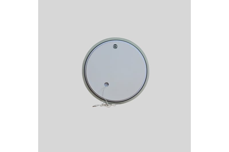 Clas Rundt Baderomsspeil med LED-belysning 60 cm - Anti-Fog og Touch-Kontroll - Hus & oppussing - Kjøkken & bad - Baderom - Baderomsmøbler & baderomsinnredning - Baderomsspeil
