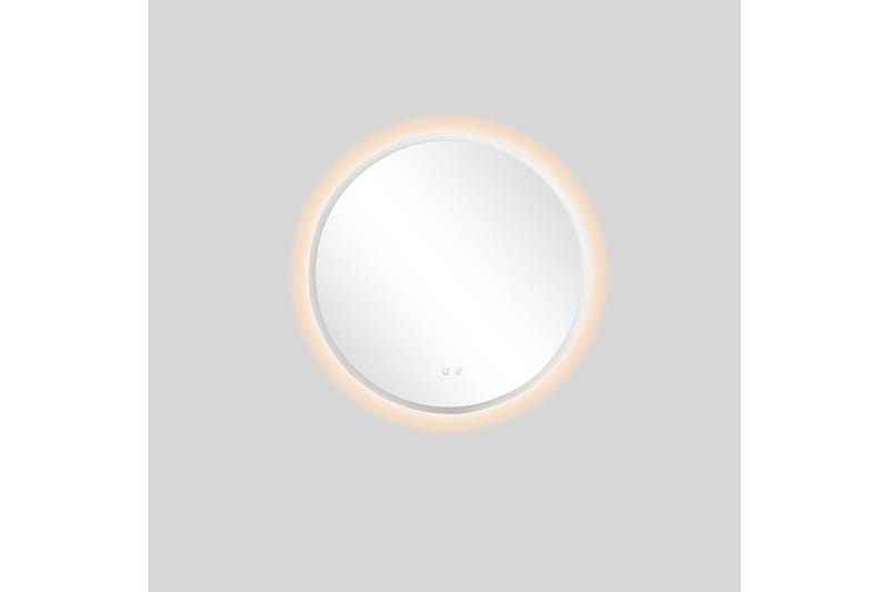 Clas Rundt Baderomsspeil med LED-belysning 80 cm - Anti-Fog og Touch-Kontroll - Hus & oppussing - Kjøkken & bad - Baderom - Baderomsmøbler & baderomsinnredning - Baderomsspeil