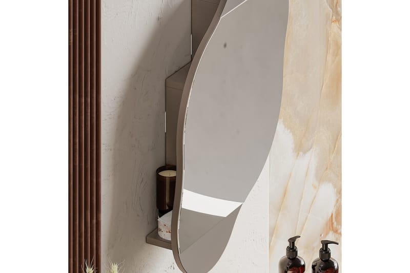 Dartmoor Baderomsspeil 60 cm Rektangulært - Brun - Hus & oppussing - Kjøkken & bad - Baderom - Baderomsmøbler & baderomsinnredning - Baderomsspeil