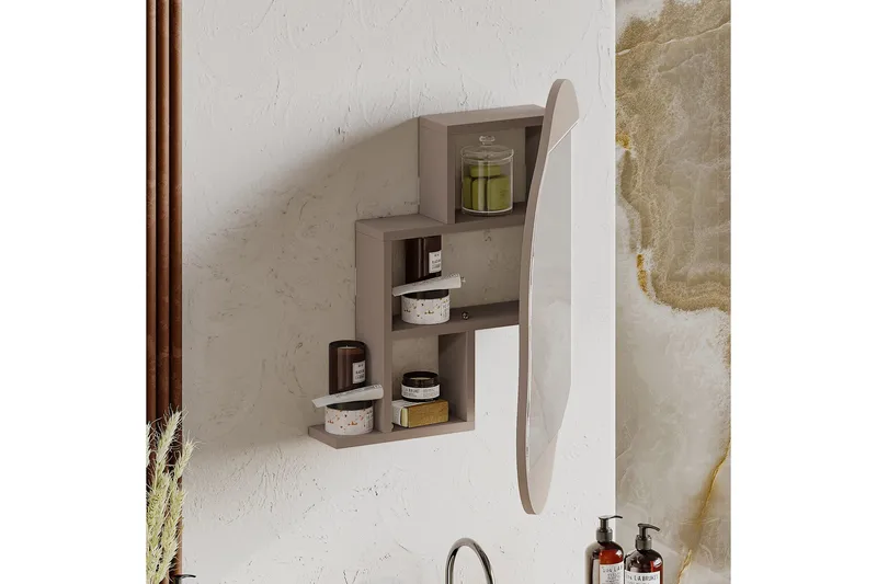 Dartmoor Baderomsspeil 60 cm Rektangulært - Brun - Hus & oppussing - Kjøkken & bad - Baderom - Baderomsmøbler & baderomsinnredning - Baderomsspeil