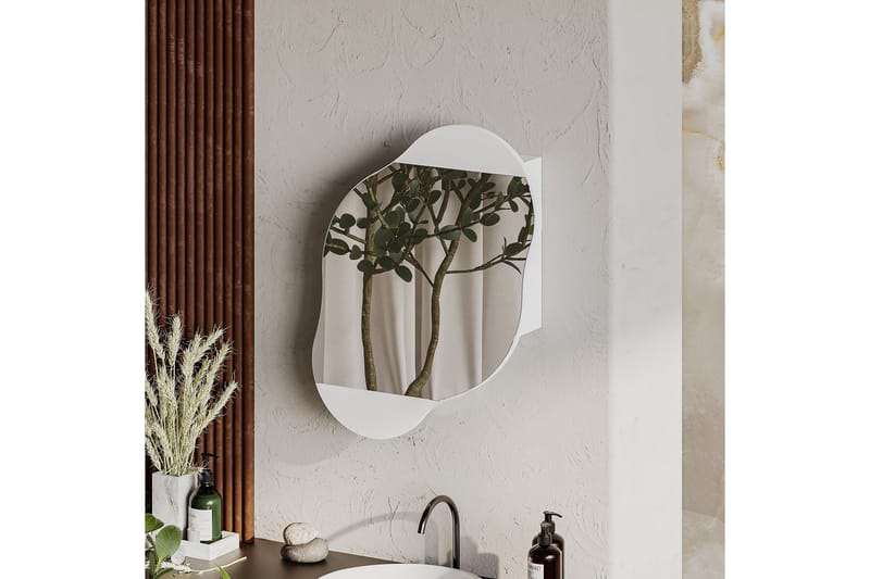 Dartmoor Baderomsspeil 60 cm Rektangulært - Hvit - Hus & oppussing - Kjøkken & bad - Baderom - Baderomsmøbler & baderomsinnredning - Baderomsspeil