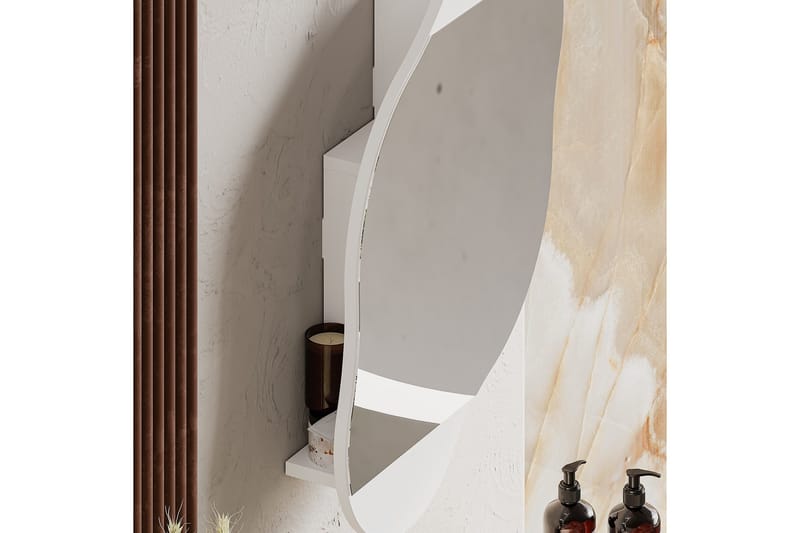 Dartmoor Baderomsspeil 60 cm Rektangulært - Hvit - Hus & oppussing - Kjøkken & bad - Baderom - Baderomsmøbler & baderomsinnredning - Baderomsspeil