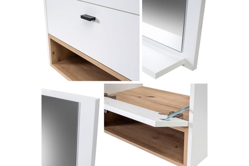 Ekomi Møbelsett til Bad 133 cm - Hus & oppussing - Kjøkken & bad - Baderom - Baderomsmøbler & baderomsinnredning - Komplette møbelpakker