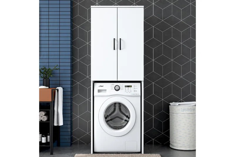 Elli Høyskap Baderom - Hvit - Hus & oppussing - Kjøkken & bad - Baderom - Baderomsmøbler & baderomsinnredning - Baderomsskap