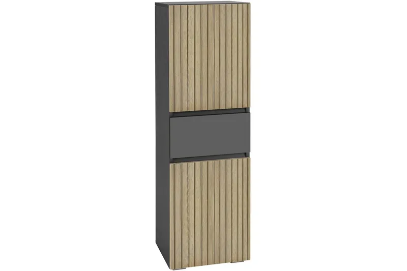 Høyskap til bad Loft24 Baderomsskap Loft24 Wisla 130x35x38 cm Natur - Hus & oppussing - Kjøkken & bad - Baderom - Baderomsmøbler & baderomsinnredning - Baderomsskap