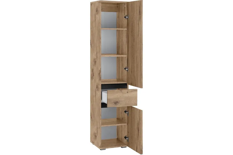 Høyskap til bad Loft24 Baderomsskap Loft24 Wisla 180x35x38 cm Natur - Hus & oppussing - Kjøkken & bad - Baderom - Baderomsmøbler & baderomsinnredning - Baderomsskap