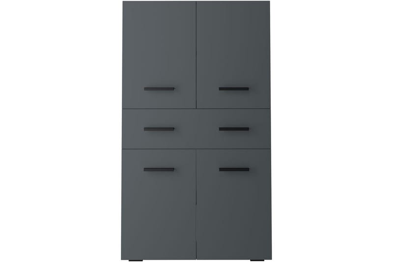 Høyskap til bad Loft24 Malika høyskap til bad 130x76x35 cm Grå - Hus & oppussing - Kjøkken & bad - Baderom - Baderomsmøbler & baderomsinnredning - Baderomsskap