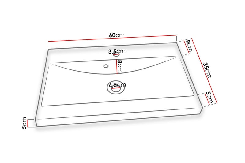 Alba Baderomsett - Hvit/Høyglans - Hus & oppussing - Kjøkken & bad - Baderom - Baderomsmøbler & baderomsinnredning - Komplette møbelpakker