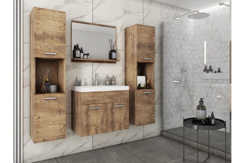 Baderomsmøbel - Natur - Hus & oppussing - Kjøkken & bad - Baderom - Baderomsmøbler & baderomsinnredning - Komplette møbelpakker