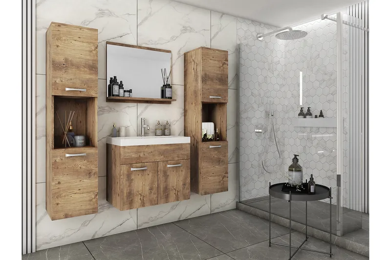 Baderomsmøbel - Natur - Hus & oppussing - Kjøkken & bad - Baderom - Baderomsmøbler & baderomsinnredning - Komplette møbelpakker