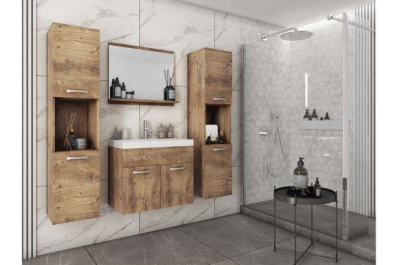 Baderomsmøbel - Natur - Hus & oppussing - Kjøkken & bad - Baderom - Baderomsmøbler & baderomsinnredning - Komplette møbelpakker