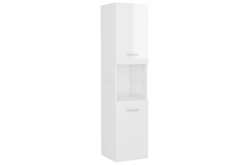 Baderomsmøbelsett hvit sponplate - Hvit - Komplette møbelpakker