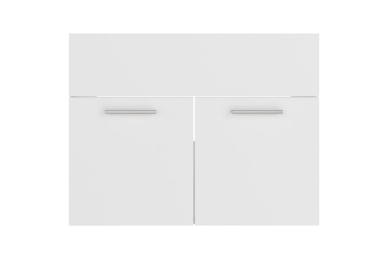 Baderomsmøbelsett hvit sponplate - Komplette møbelpakker