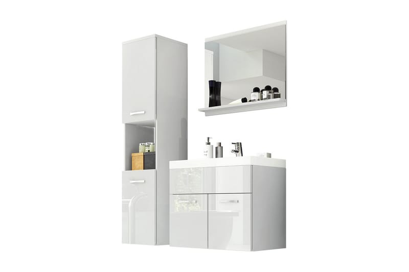 Baderomsmøbler Delorimier 35 cm - Hvit - Hus & oppussing - Kjøkken & bad - Baderom - Baderomsmøbler & baderomsinnredning - Komplette møbelpakker