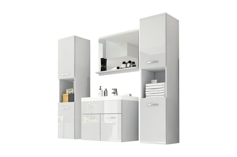 Baderomssett Delorimier XL - Hvit - Komplette møbelpakker