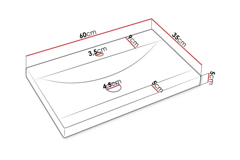 Galbally Badrumsmöbelset Brown - Hus & oppussing - Kjøkken & bad - Baderom - Baderomsmøbler & baderomsinnredning - Komplette møbelpakker