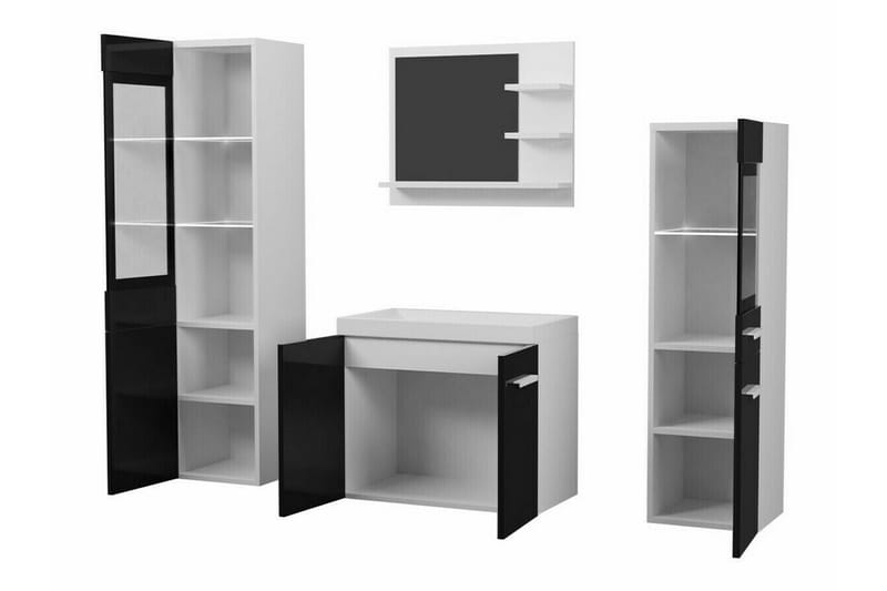 Galbally Badrumsmöbelset Brown - Hus & oppussing - Kjøkken & bad - Baderom - Baderomsmøbler & baderomsinnredning - Komplette møbelpakker