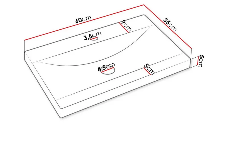 Galbally Badrumsmöbelset Brown - Hus & oppussing - Kjøkken & bad - Baderom - Baderomsmøbler & baderomsinnredning - Komplette møbelpakker