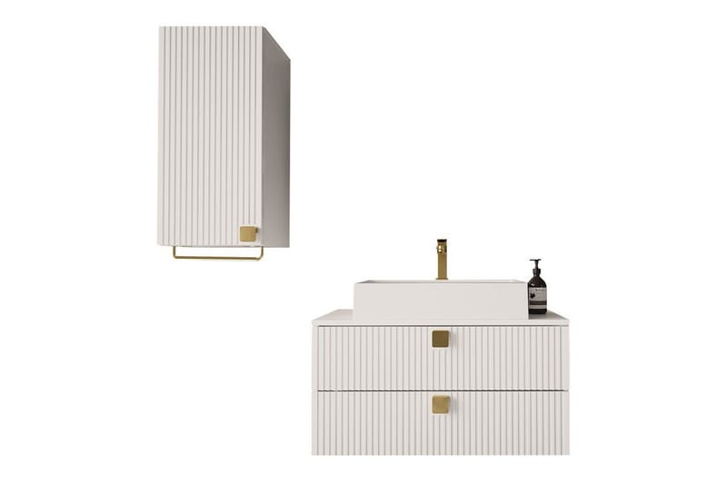 Glenndale Baderomsmøbelsett, Hvid