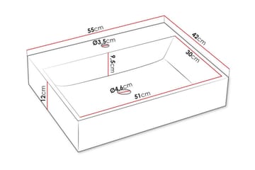 Glenndale Baderomsmøbelsett - Hvid - Hus & oppussing - Kjøkken & bad - Baderom - Baderomsmøbler & baderomsinnredning - Komplette møbelpakker
