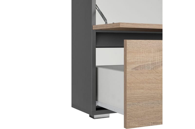 Komplette møbelpakker Loft24 Wisla komplett møbelpakke Grå 15x80 cm - Hus & oppussing - Kjøkken & bad - Baderom - Baderomsmøbler & baderomsinnredning - Komplette møbelpakker