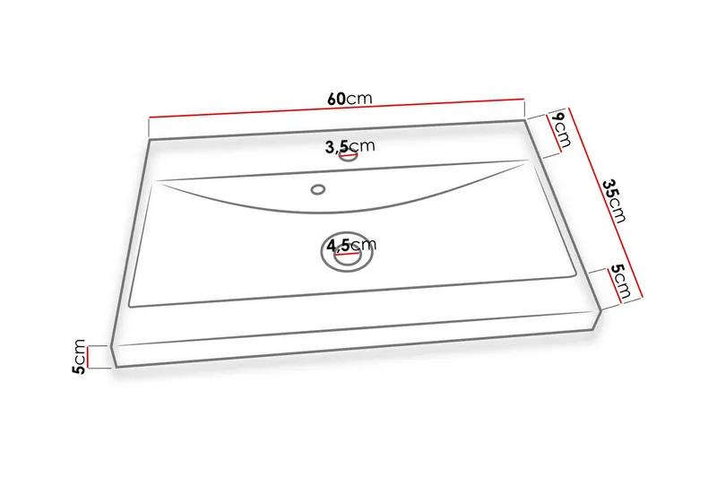 Malo Baderomsett - Svart - Hus & oppussing - Kjøkken & bad - Baderom - Baderomsmøbler & baderomsinnredning - Komplette møbelpakker