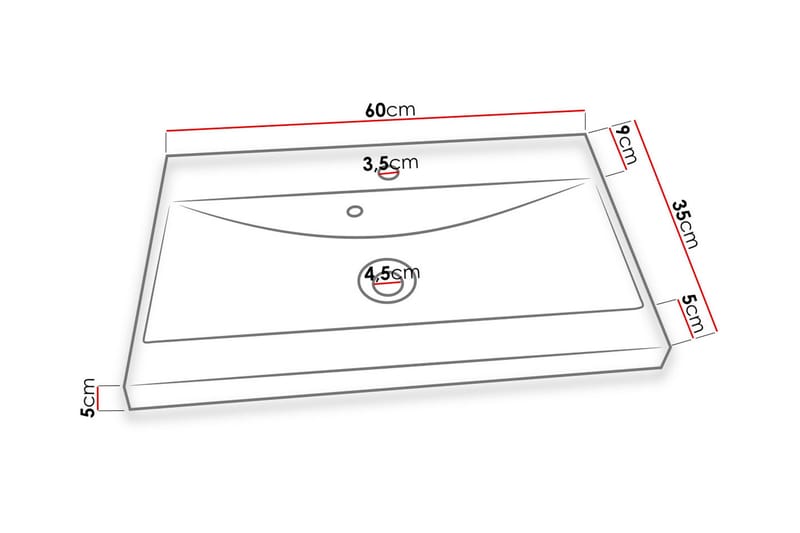 Malo Baderomsett - Svart - Hus & oppussing - Kjøkken & bad - Baderom - Baderomsmøbler & baderomsinnredning - Komplette møbelpakker