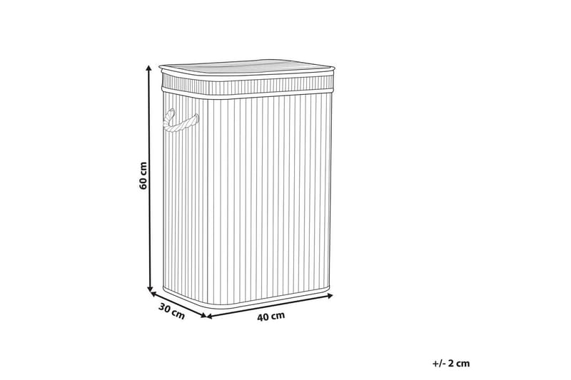 Kurv Kalutara Hvit - Hvit - Hus & oppussing - Kjøkken & bad - Baderom - Baderomsmøbler & baderomsinnredning - Oppbevaring til baderom