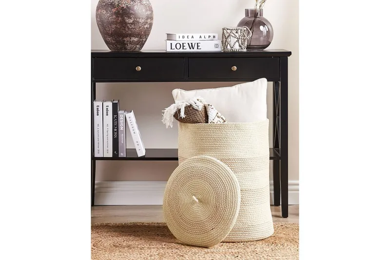 Kurv Silopi Beige, Oransje - Beige, Oransje - Hus & oppussing - Kjøkken & bad - Baderom - Baderomsmøbler & baderomsinnredning - Oppbevaring til baderom