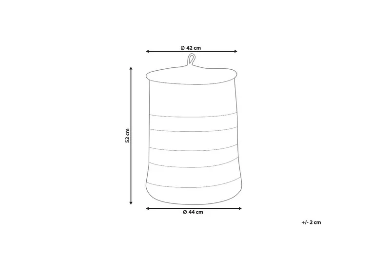 Kurv Silopi Beige, Oransje - Beige, Oransje - Hus & oppussing - Kjøkken & bad - Baderom - Baderomsmøbler & baderomsinnredning - Oppbevaring til baderom