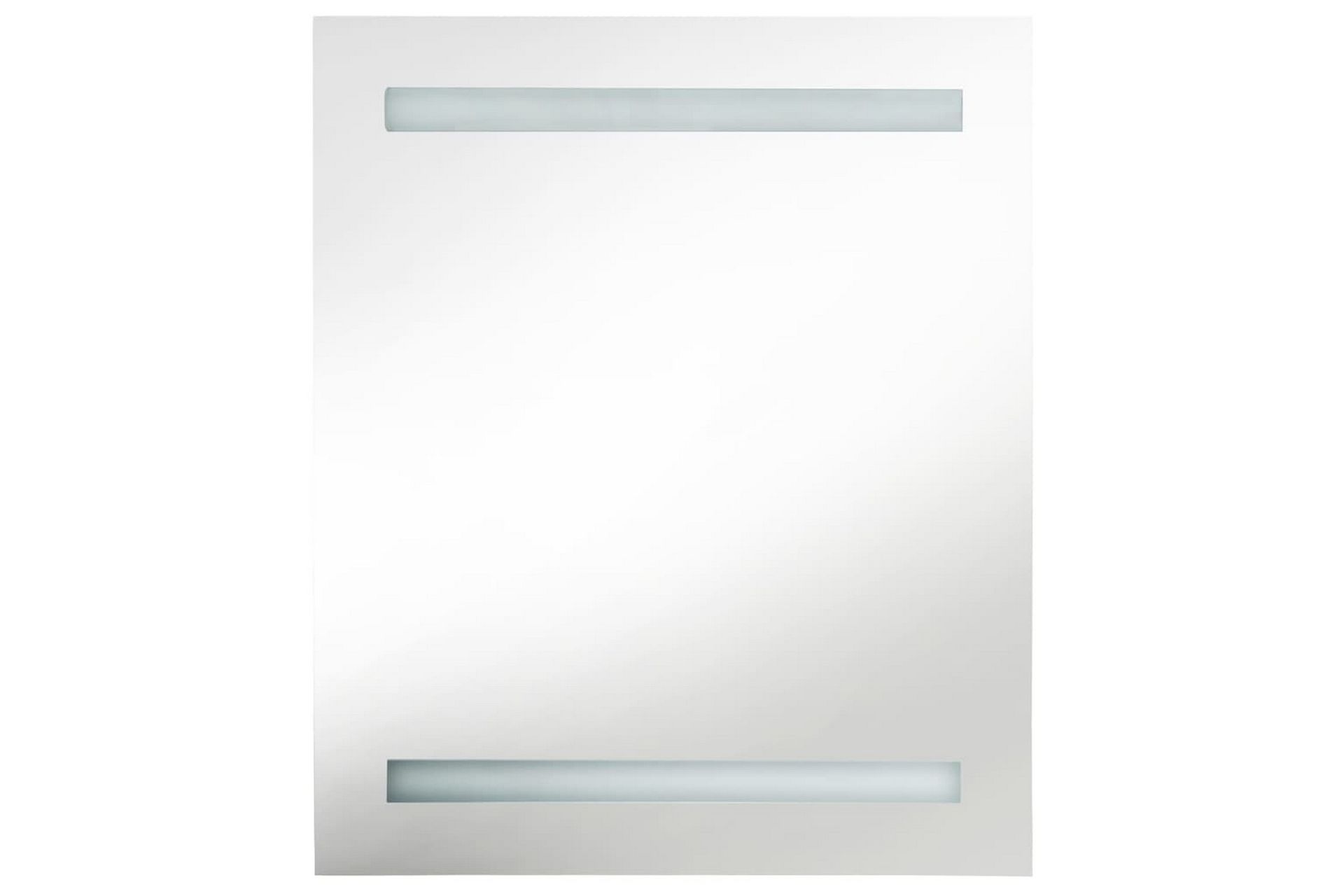 LED-speilskap til bad blank hvit 50x14x60 cm - Hvit - Hus & oppussing - Kjøkken & bad - Baderom - Baderomsmøbler & baderomsinnredning - Speilskap