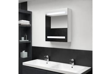 LED-speilskap til bad blank hvit 50x14x60 cm - Hvit - Hus & oppussing - Kjøkken & bad - Baderom - Baderomsmøbler & baderomsinnredning - Speilskap