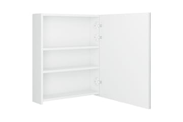 LED-speilskap til bad blank hvit 50x14x60 cm - Hvit - Hus & oppussing - Kjøkken & bad - Baderom - Baderomsmøbler & baderomsinnredning - Speilskap