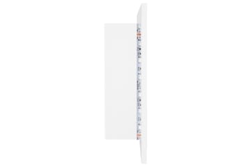 LED-speilskap til baderom hvit 90x12x45 cm - Hvit - Hus & oppussing - Kjøkken & bad - Baderom - Baderomsmøbler & baderomsinnredning - Speilskap
