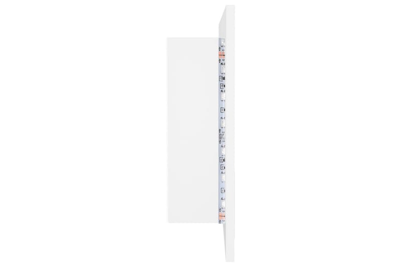LED-speilskap til baderom hvit 90x12x45 cm - Hvit - Hus & oppussing - Kjøkken & bad - Baderom - Baderomsmøbler & baderomsinnredning - Speilskap